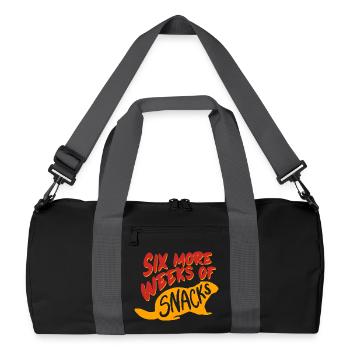 Groundhog Day Groundhog - Recycled Duffel Bag - black/graphite grey - Front