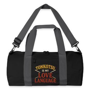 Ramen Bar Real Ramen Tonkotsu Broth - Recycled Duffel Bag - black/graphite grey - Front