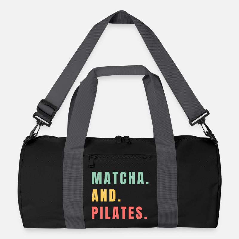 MATCHA AND PILATES Recycelte Duffel Bag
