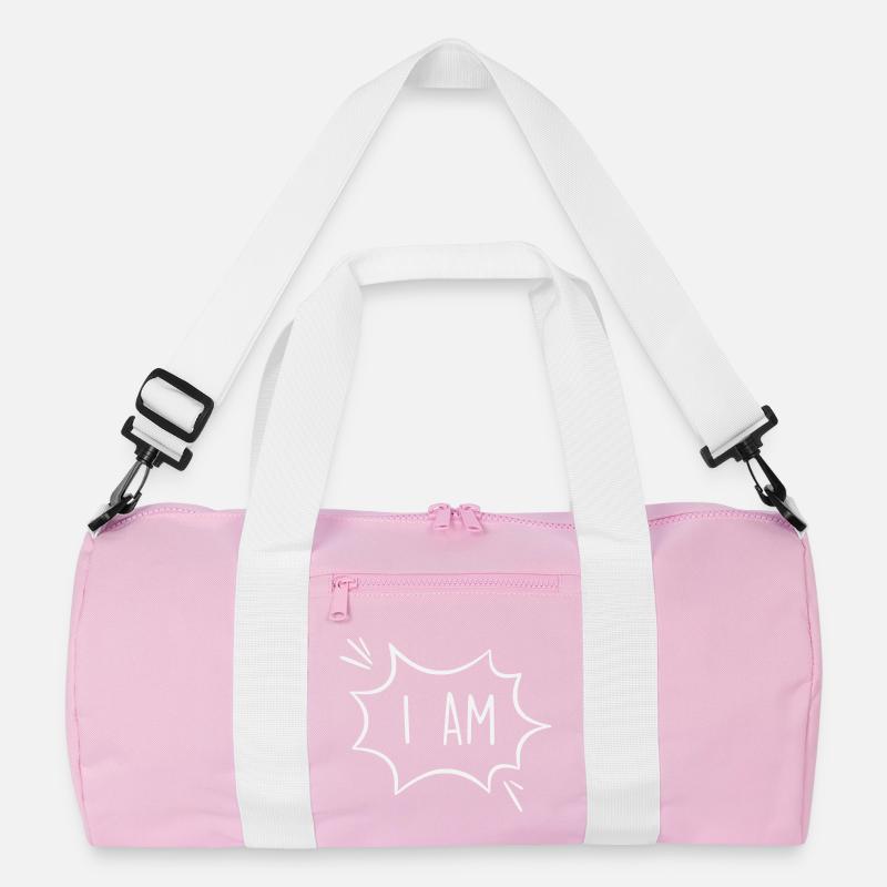 Ich bin: Kraftvolle Comic Sprechblase Recycelte Duffel Bag