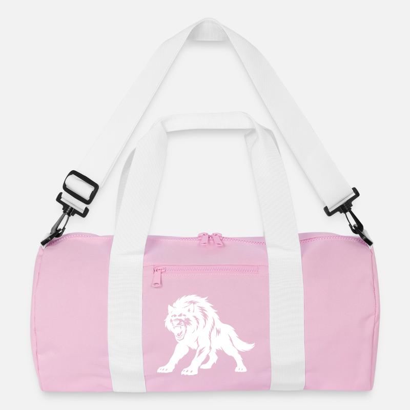 Wolf Silhouette Recycelte Duffel Bag