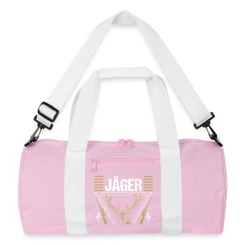 Chasse Chasse Chasseurs Chasseurs - Sac de sport recyclé - rose/blanc - Devant