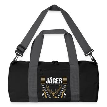 Hunting Hunting Huntsman Hunters - Recycled Duffel Bag - black/graphite grey - Front