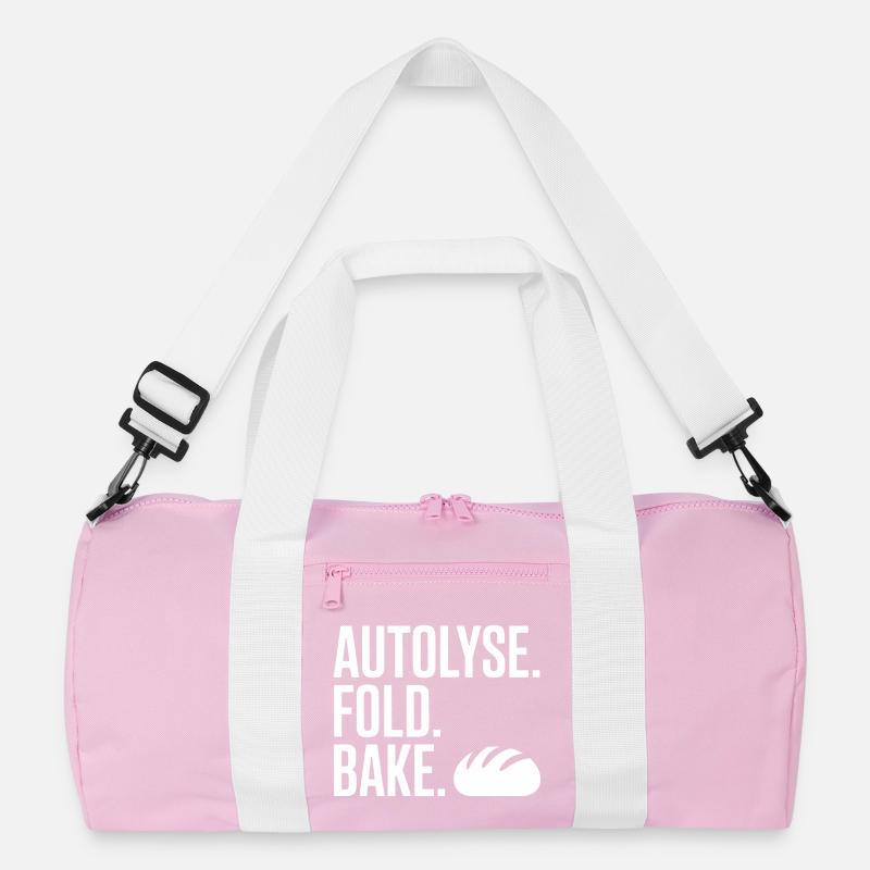 Autolyse Fold Bake Typografie Recycelte Duffel Bag