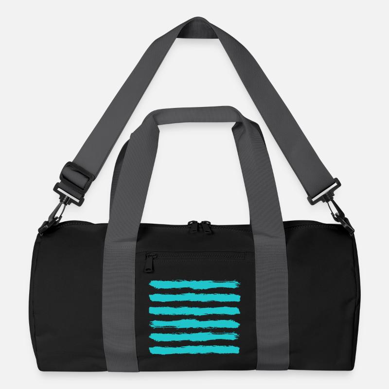 Die blaue Linie - Streifendesign Recycelte Duffel Bag