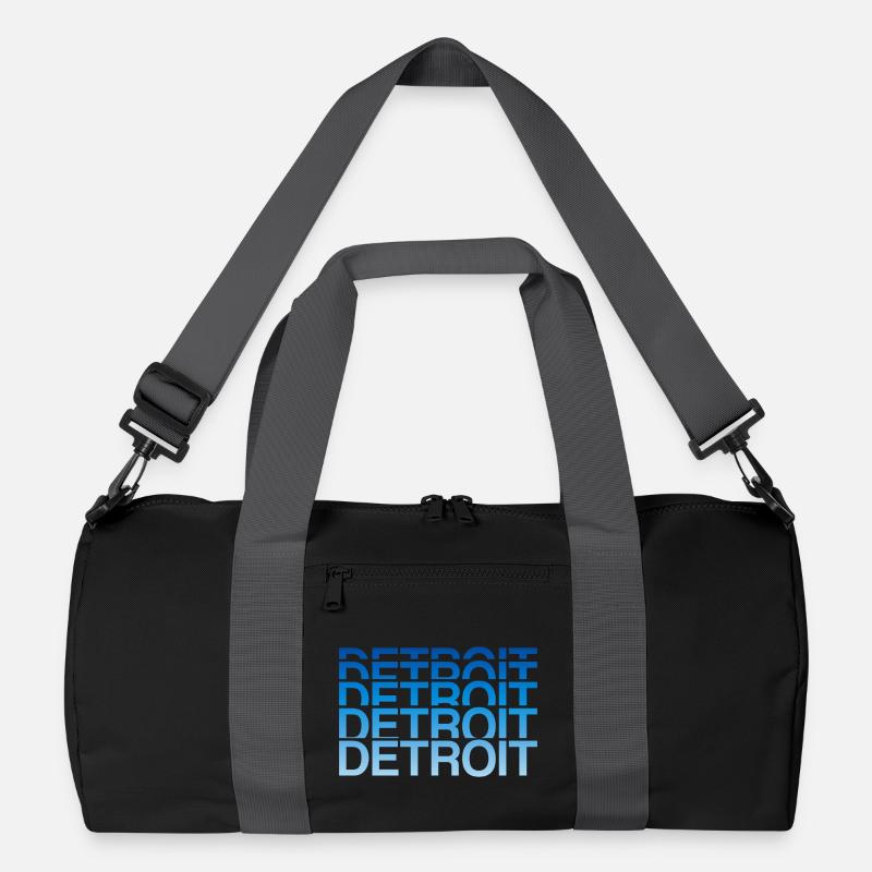 Bloc de police à gradient de Detroit Sac de sport recyclé
