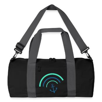 Anchor Northern Germany Sailor Sailor Captain - Recycled Duffel Bag - black/graphite grey - Front