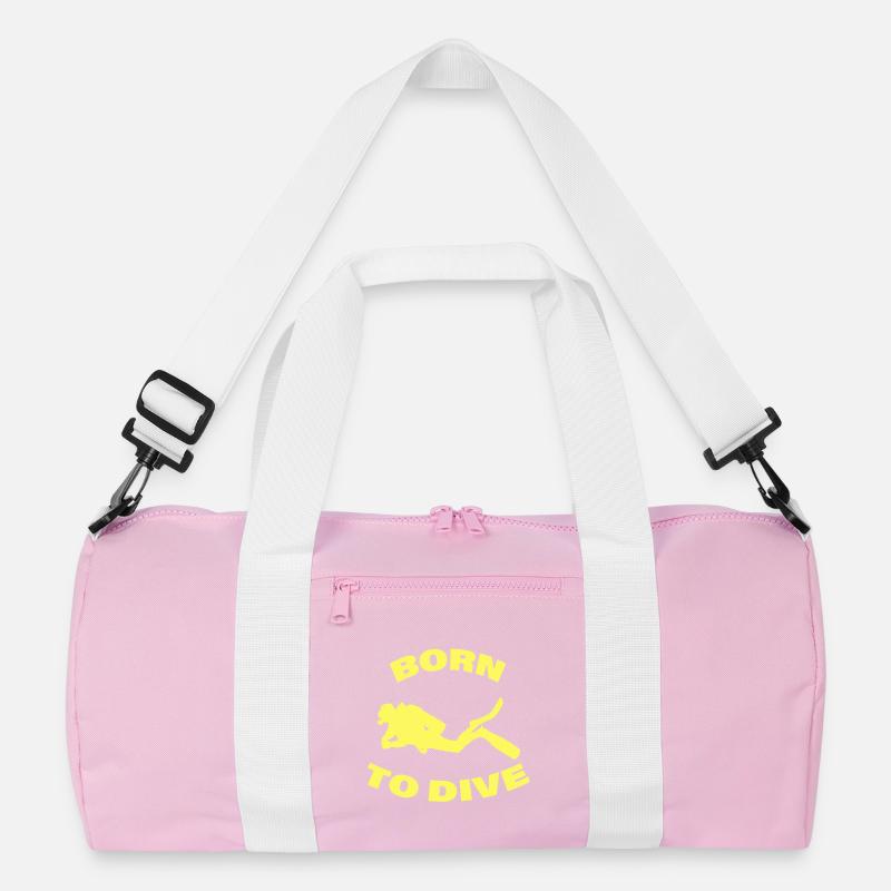 BORN TO DIVE Recycelte Duffel Bag