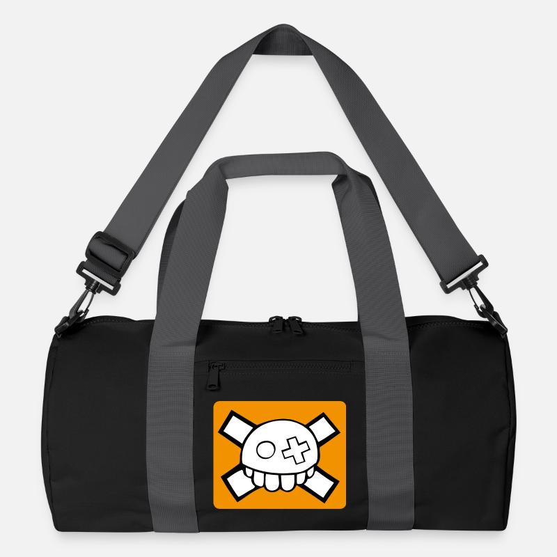 Roger - Recycelte Duffel Bag - Schwarz/Graphitgrau