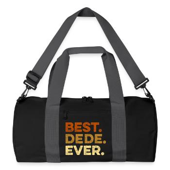 Türk Dede Design - Meilleur Dede (grand-père) de tous les temps - Sac de sport recyclé - noir/gris graphite - Devant