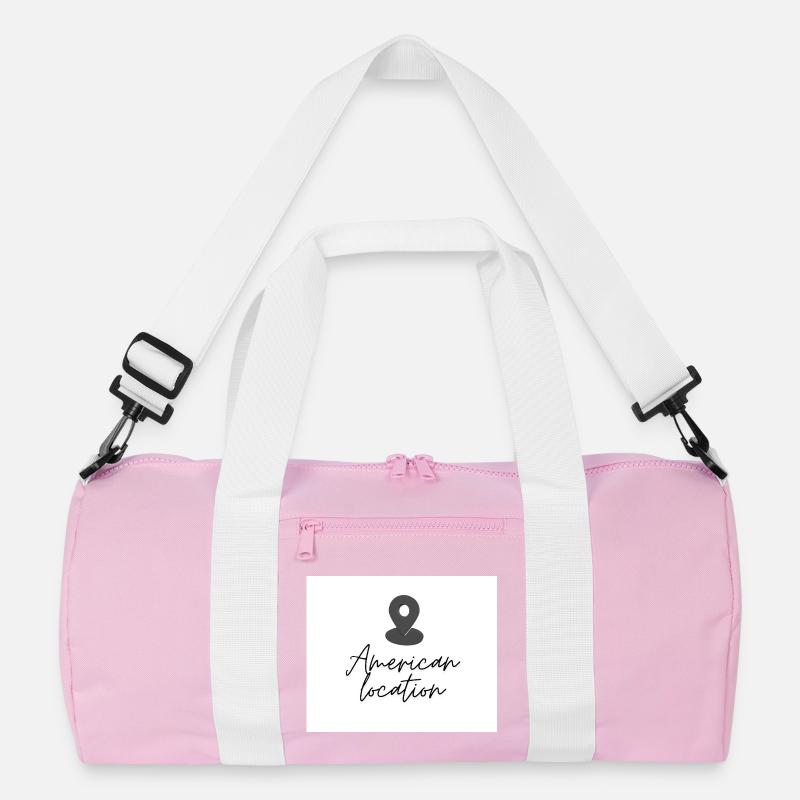 Épingle de localisation américaine Sac de sport recyclé