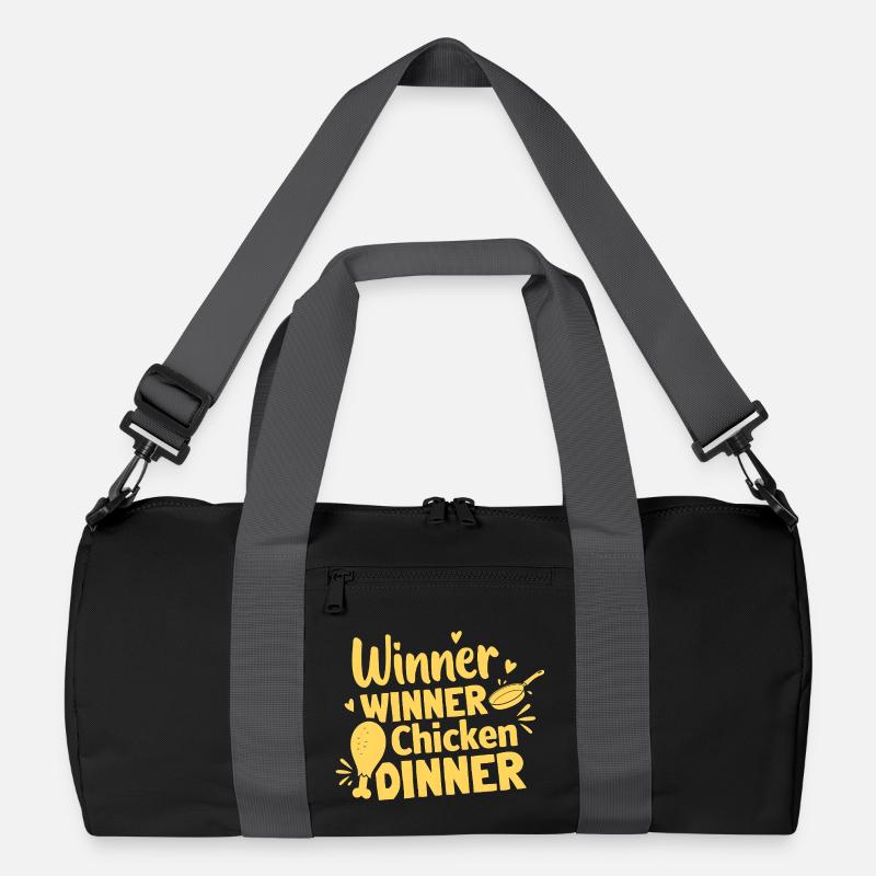 Gewinner-Hühnchen-Dinner-T-Shirt Recycelte Duffel Bag