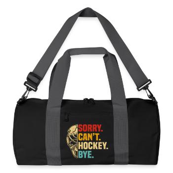 Hockey - Sac de sport recyclé - noir/gris graphite - Devant