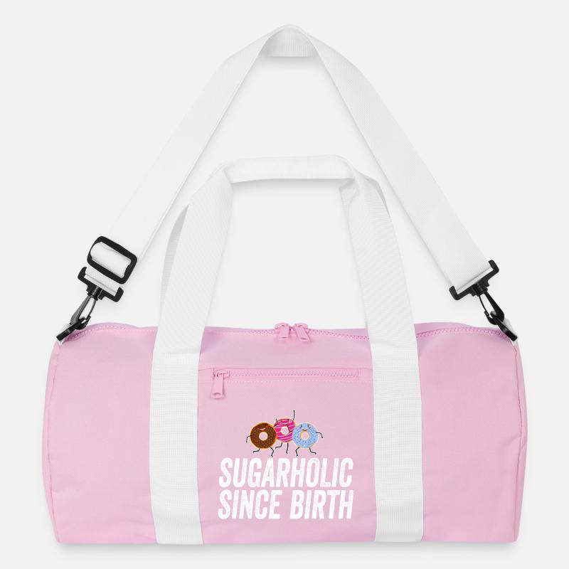 Sugarholic Donuts Since Birth Recycled Duffel Bag