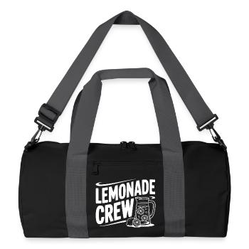 Équipage Lemonade - Sac de sport recyclé - noir/gris graphite - Devant