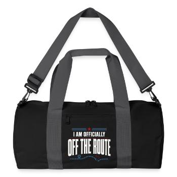 Postbote Im Ruhestand Postbote Im Ruhestand - Recycelte Duffel Bag - Schwarz/Graphitgrau - Vorne