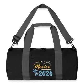 Mexico 2026 - Recycled Duffel Bag - black/graphite grey - Front