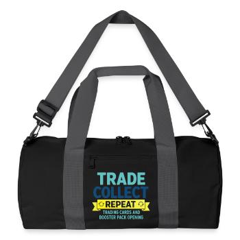 Trade Collect Repeat Trading Cards And Booster - Recycled Duffel Bag - black/graphite grey - Front
