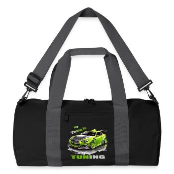 Tuning Voiture - Sac de sport recyclé - noir/gris graphite - Devant