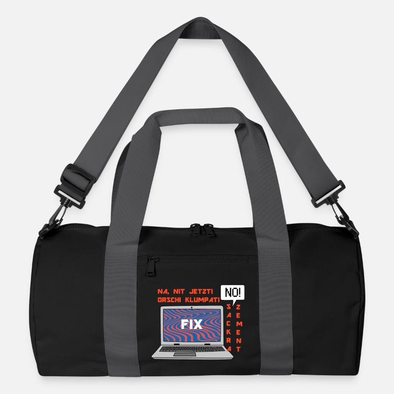 Kein Bild 🤬 Klumpat! Retro Computer Humor Design Recycelte Duffel Bag