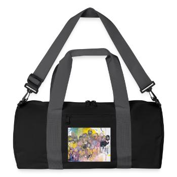 Enfants? - Sac de sport recyclé - noir/gris graphite - Devant