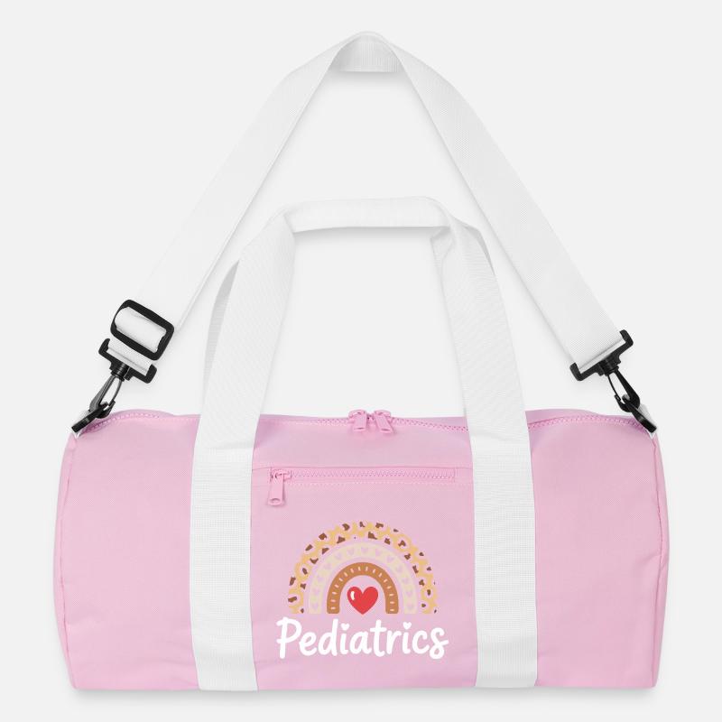 Pädiatrie Regenbogen Herz Recycelte Duffel Bag