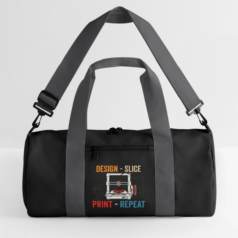 3D-Druck Evolution – Design Slice Print Repeat Recycelte Duffel Bag
