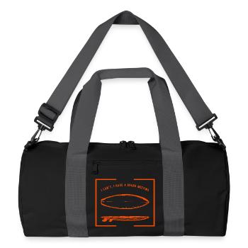 Surfing Board Meeting - Recycelte Duffel Bag - Schwarz/Graphitgrau - Vorne