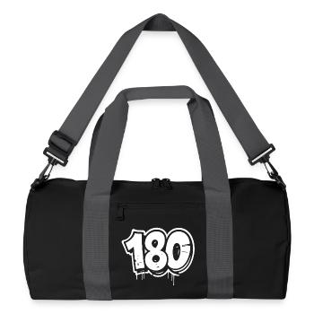 180 Darts Professional Outfit Bull's Eye - Recycled Duffel Bag - black/graphite grey - Front