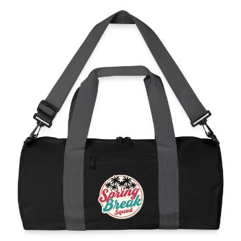 Fête de Noël Palm Trees Spring Break Squad Tropical - Sac de sport recyclé - noir/gris graphite - Devant