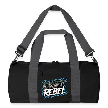 Organisation de réunion de la scène de voitures Drift Rebel - Sac de sport recyclé - noir/gris graphite - Devant