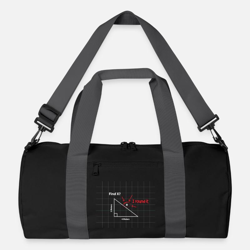 Finde X Mathe-Puzzle Recycelte Duffel Bag