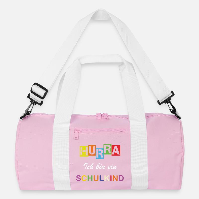 Hurra ich bin ein Schulkind Einschulung Schule Recycelte Duffel Bag