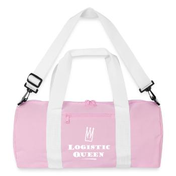 Queen of Logistics - Recycled Duffel Bag - pink/white - Front