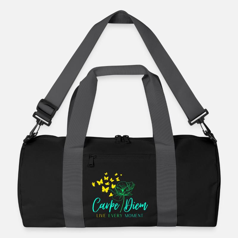 Carpe Diem LIVE EVERY MOMENT Recycelte Duffel Bag