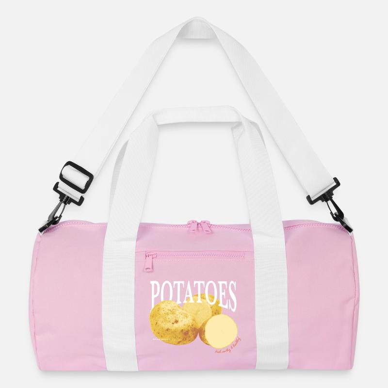 Potatoes – Retro Gemüse-Statement Recycelte Duffel Bag
