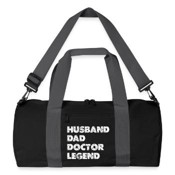 Héros Combo Mari Père Docteur - Sac de sport recyclé - noir/gris graphite - Devant