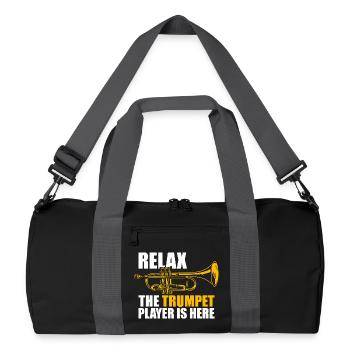 Détends le trompettiste Trompetenspieler - Sac de sport recyclé - noir/gris graphite - Devant