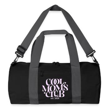 Cadeau Maman 2026 - Tenue de Maman Cool - Sac de sport recyclé - noir/gris graphite - Devant