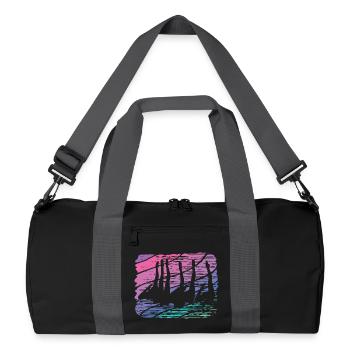 Artistic Swim Team Synchronschwimmen - Recycelte Duffel Bag - Schwarz/Graphitgrau - Vorne