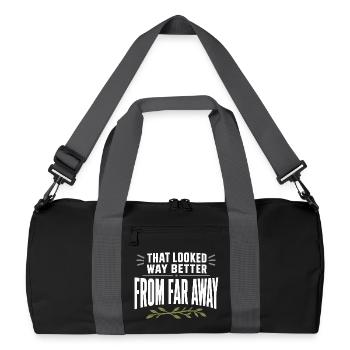 Chasse-écailles-chasseur-bois-cerf-cerf-cerf de Virginie - Sac de sport recyclé - noir/gris graphite - Devant