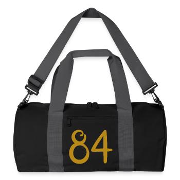 84 - Recycled Duffel Bag - black/graphite grey - Front