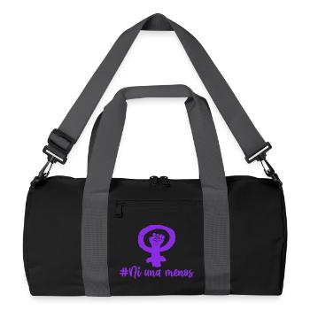 Nicht einer weniger - Recycelte Duffel Bag - Schwarz/Graphitgrau - Vorne