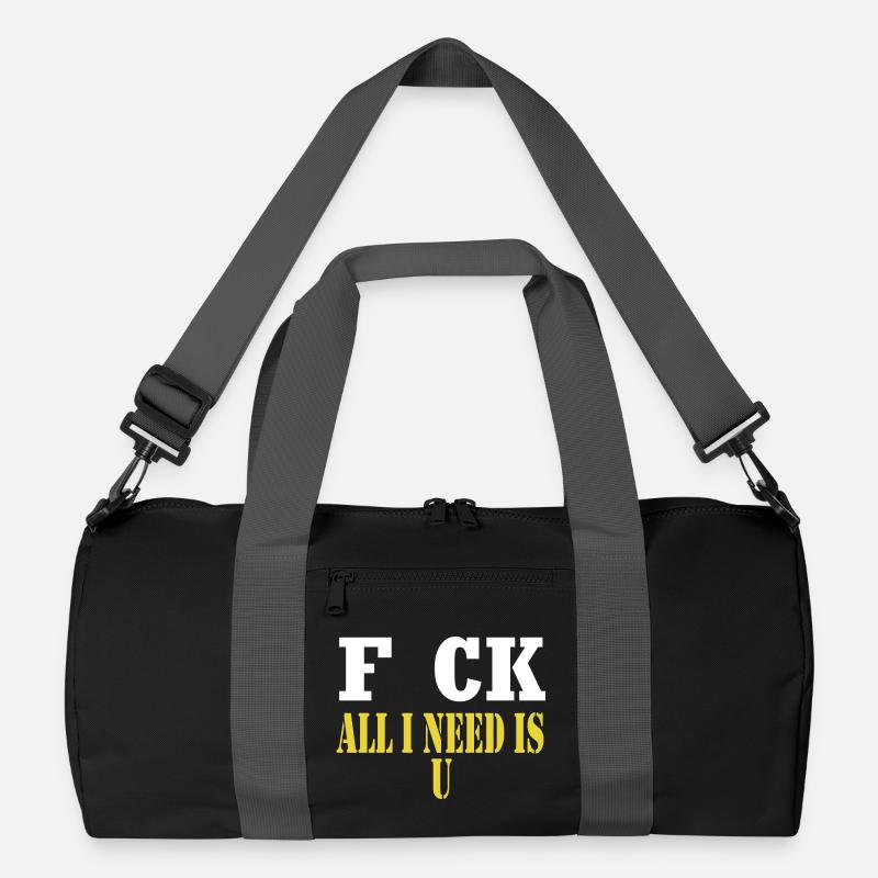 F CK, alles, was ich brauche, ist ein sarkastischer Witz Recycelte Duffel Bag