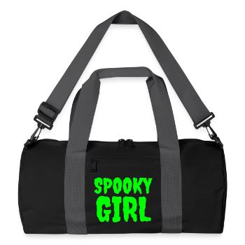 Fille effrayante Neon Horreur Design - Sac de sport recyclé - noir/gris graphite - Devant