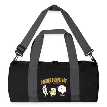 Dancing Dumplings - Recycled Duffel Bag - black/graphite grey - Front