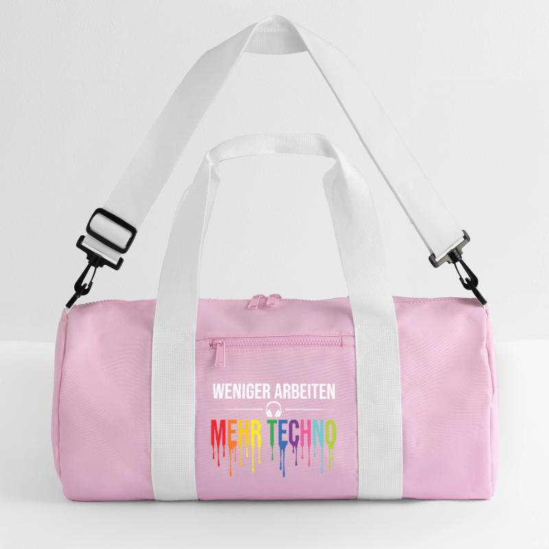 Less work, more techno – Rave Statement Recycled Duffel Bag