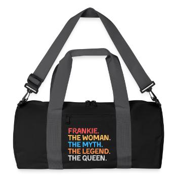 Frankie La Femme Le Mythe La Légende La Reine - Sac de sport recyclé - noir/gris graphite - Devant
