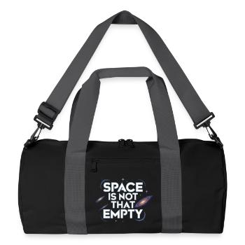 Astronom Galaxy Outerspace Universe Astronomie - Recycelte Duffel Bag - Schwarz/Graphitgrau - Vorne