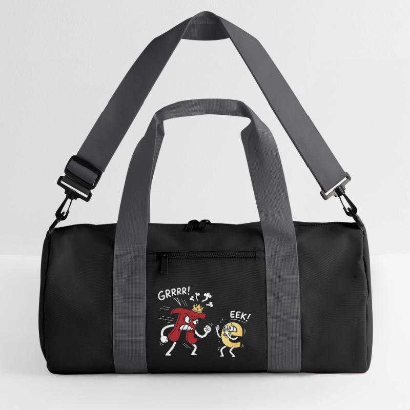 Mathematics Constants Pi Threatened e Comic Recycled Duffel Bag